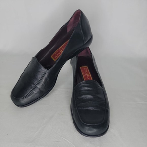 Cole‎ Haan Women's Leather Slip On 6 B Black Leather